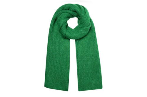 Basic groene sjaal winter - unisex groene sjaal